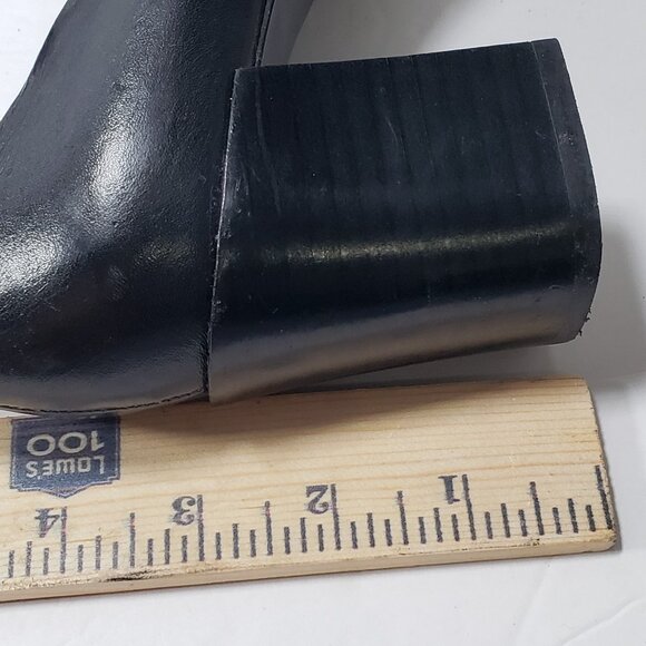 Etienne Aigner Womens Penny Shoes Heels Size 10 Preppy Block Heels VTG - Picture 8 of 10